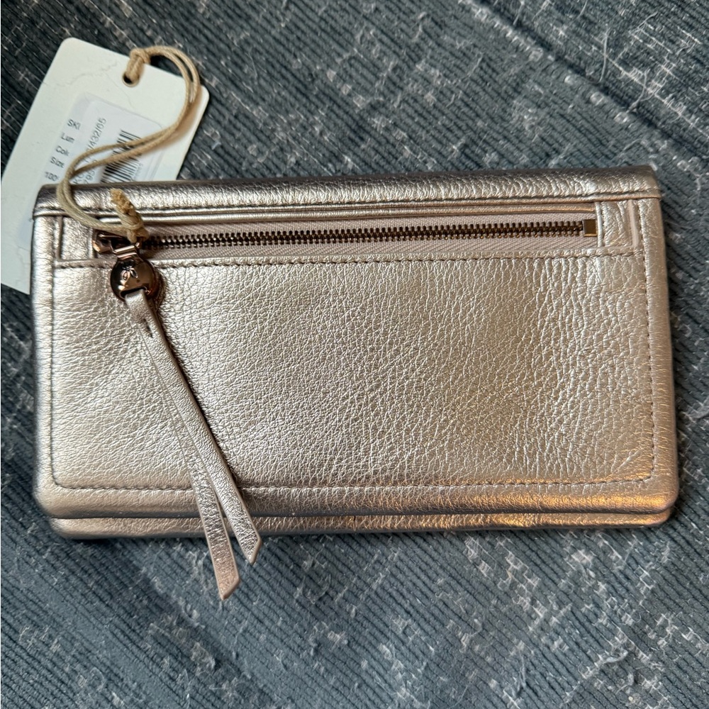 Metallic gold hobo wallet - Picture 4 of 4